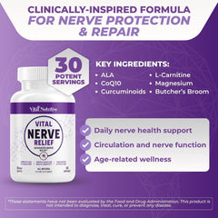 Vital Nutritive CoQ10 softgels indicating energy-friendly support