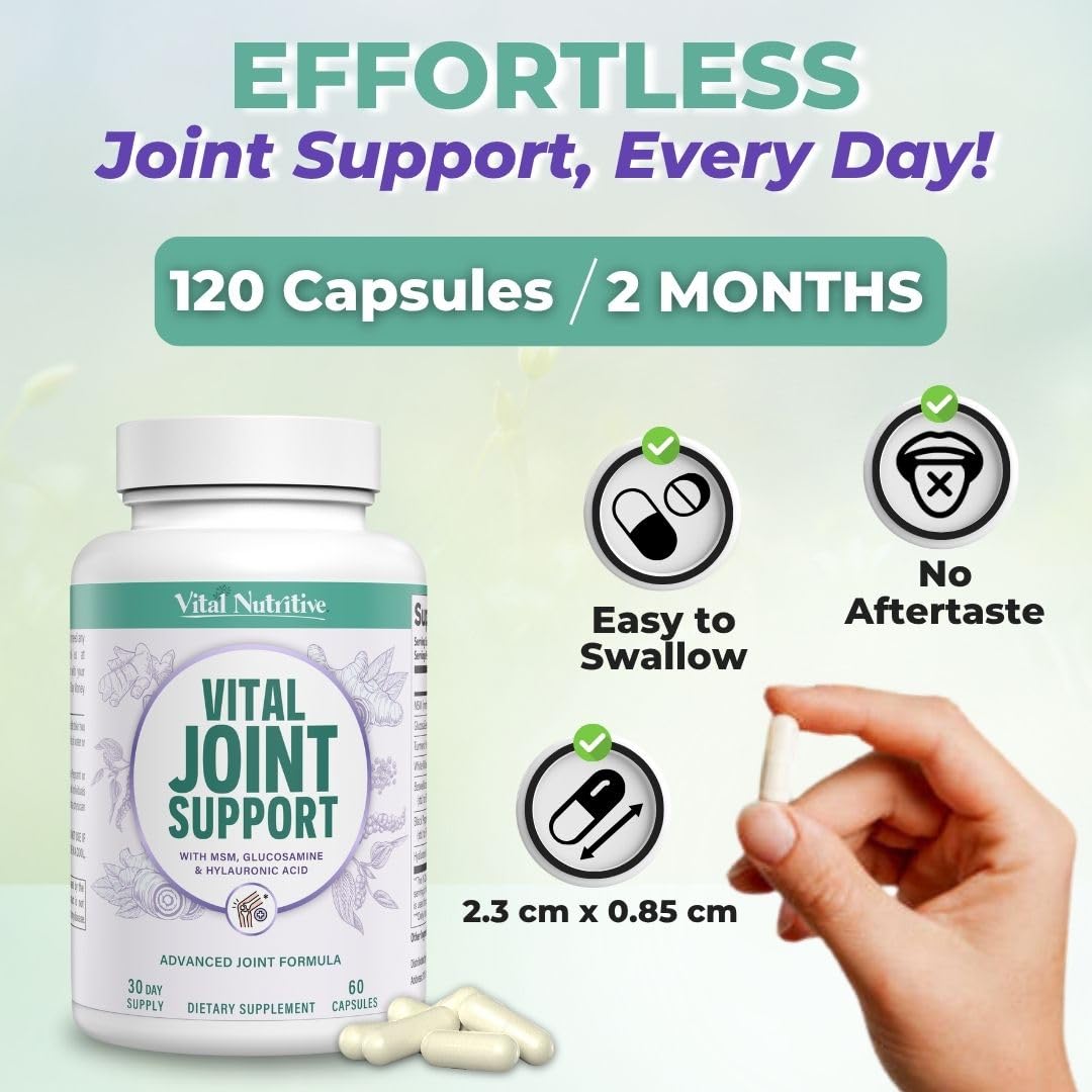 VITAL NUTRITIVE Joint Support aids movement during activity for athletes