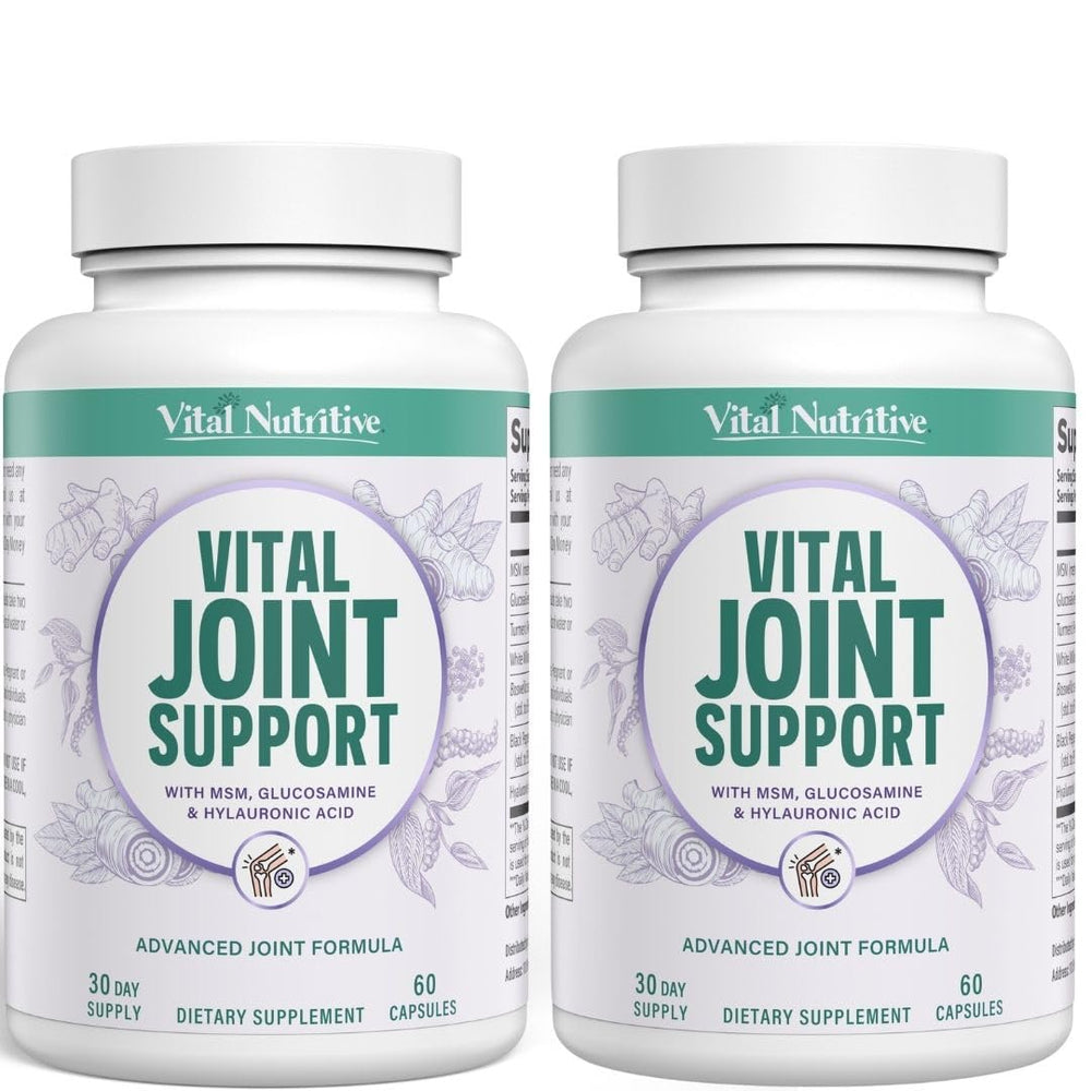 VITAL NUTRITIVE Joint Support bottle label communicates trusted quality for ongoing joint care