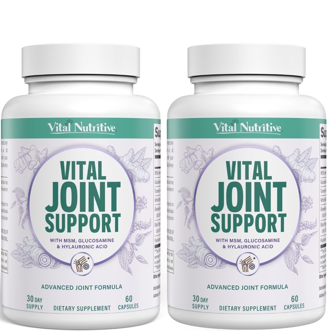 VITAL NUTRITIVE Joint Support bottle label communicates trusted quality for ongoing joint care