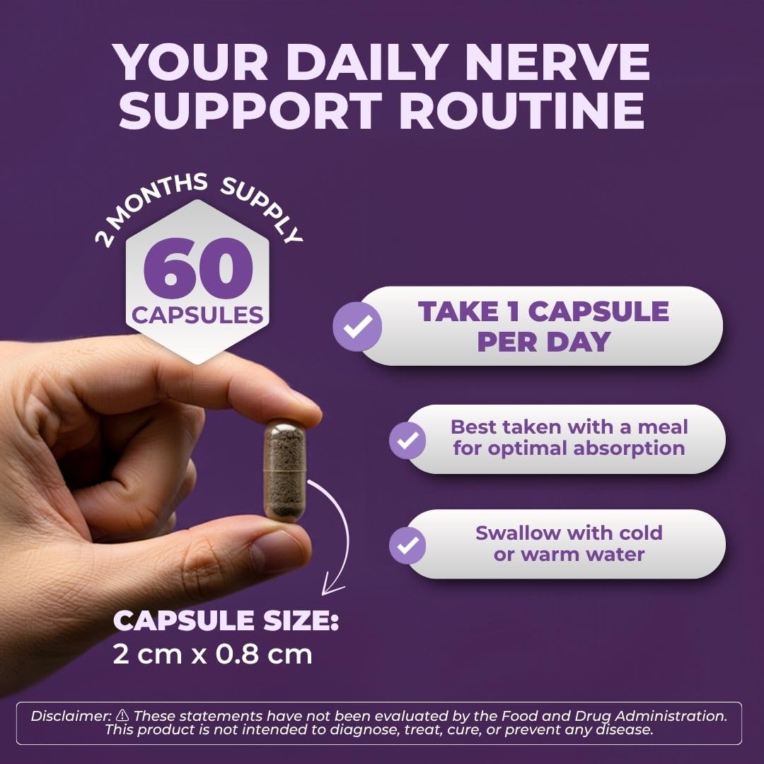 Vital Nutritive Magnesium glycinate capsules for daily calm and nerve function