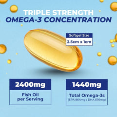 Vital Nutritive omega-3 label highlights non-GMO and gluten-free formulation.