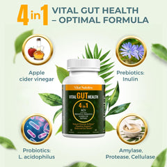 Vital Nutritive prebiotics powder container for daily digestive balance