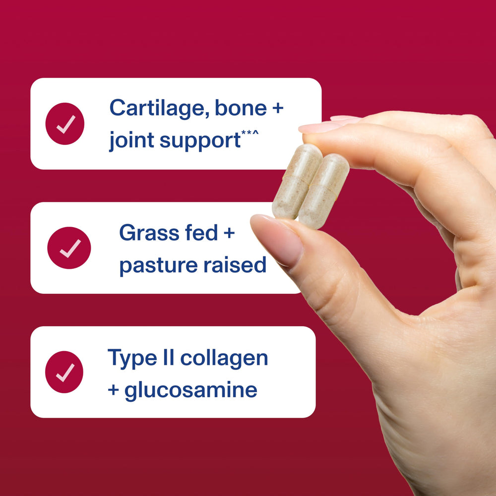 Vital Proteins Cartilage Collagen pills in use during daily routine