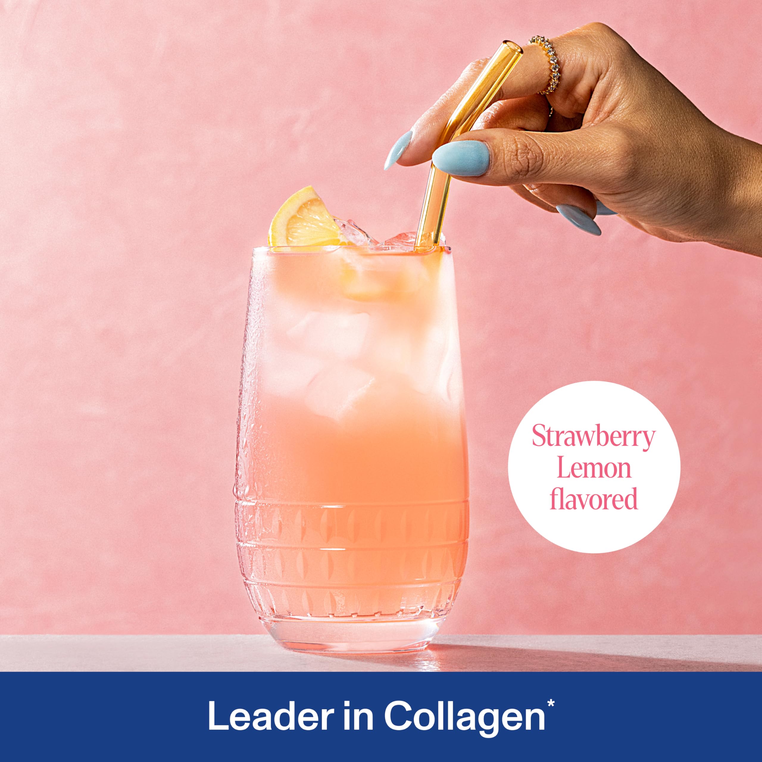 Vital Proteins Collagen Peptides Advanced scoop; easy measure for smooth coffee or smoothie.