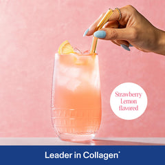 Vital Proteins Collagen Peptides Advanced scoop; easy measure for smooth coffee or smoothie.