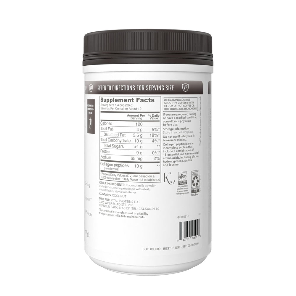 Vital Proteins 11.2 oz packaging on shelf signals everyday collagen support