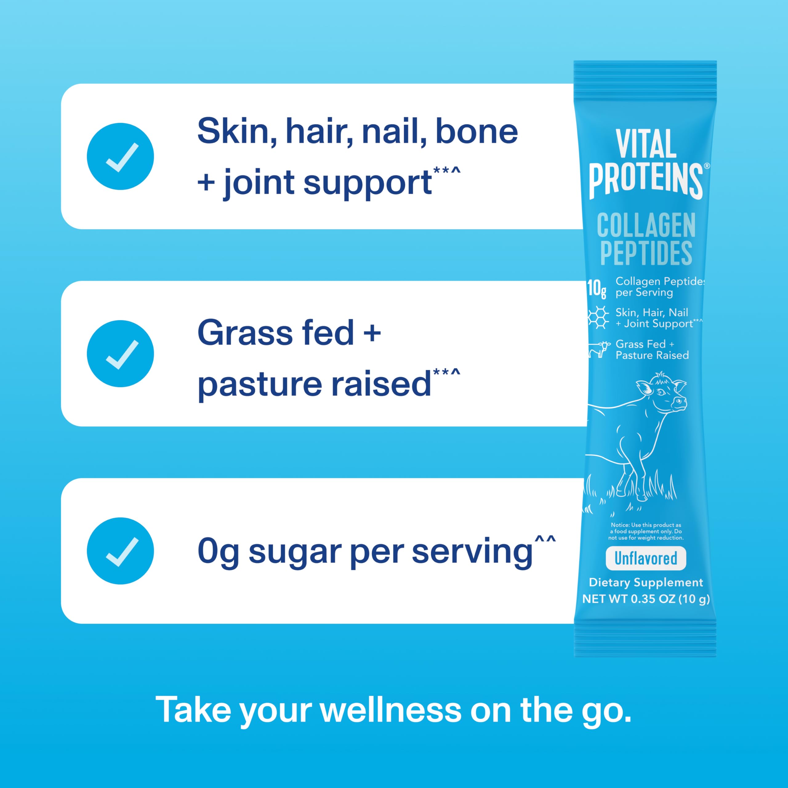 Vital Proteins paleo-friendly, Whole30-approved collagen with no additives