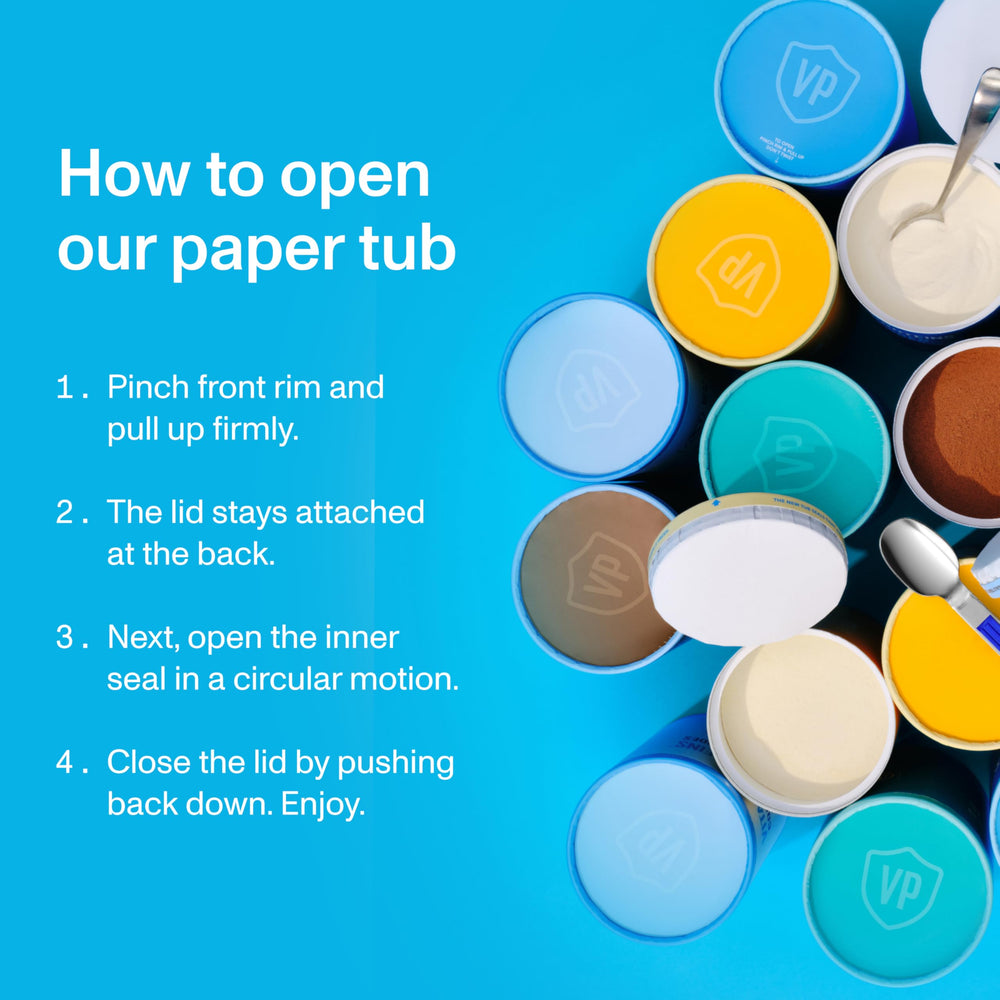 Vital Proteins collagen peptides powder advanced label highlights dairy-free and gluten-free formula.