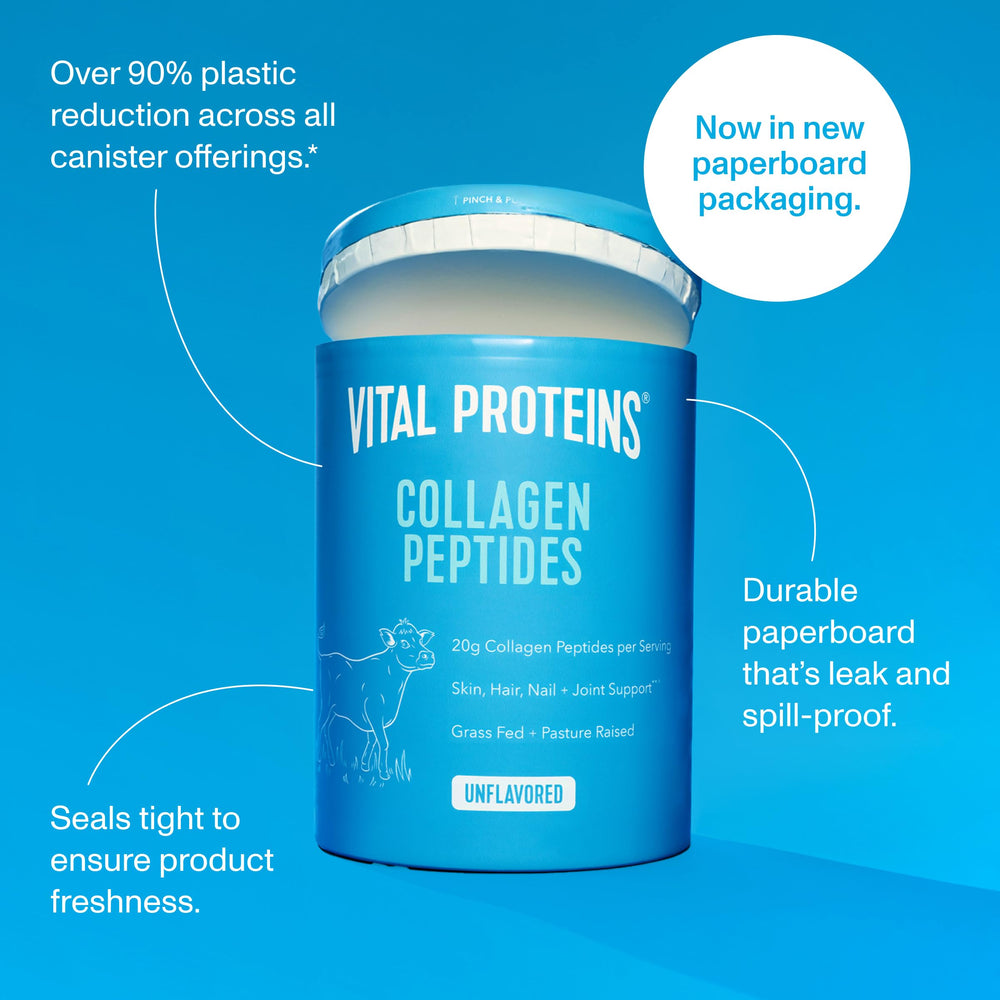 Vital Proteins Collagen Peptides blend into smoothies with a neutral taste.
