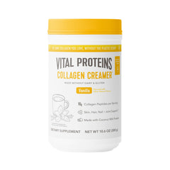 Vital Proteins Collagen Peptides Vanilla Powder Container: bioavailable collagen for daily health support.