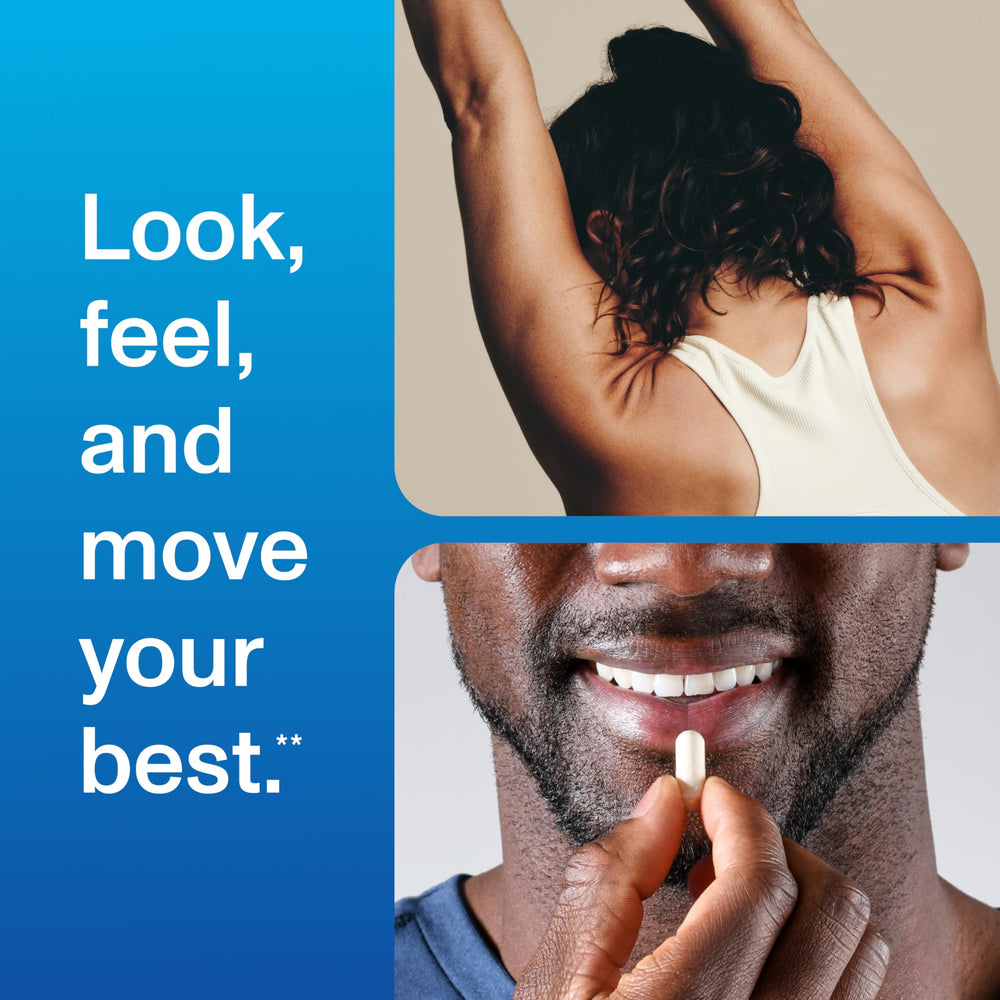 Vital Proteins Enhanced Collagen Capsules with convenient daily use for busy lifestyles.