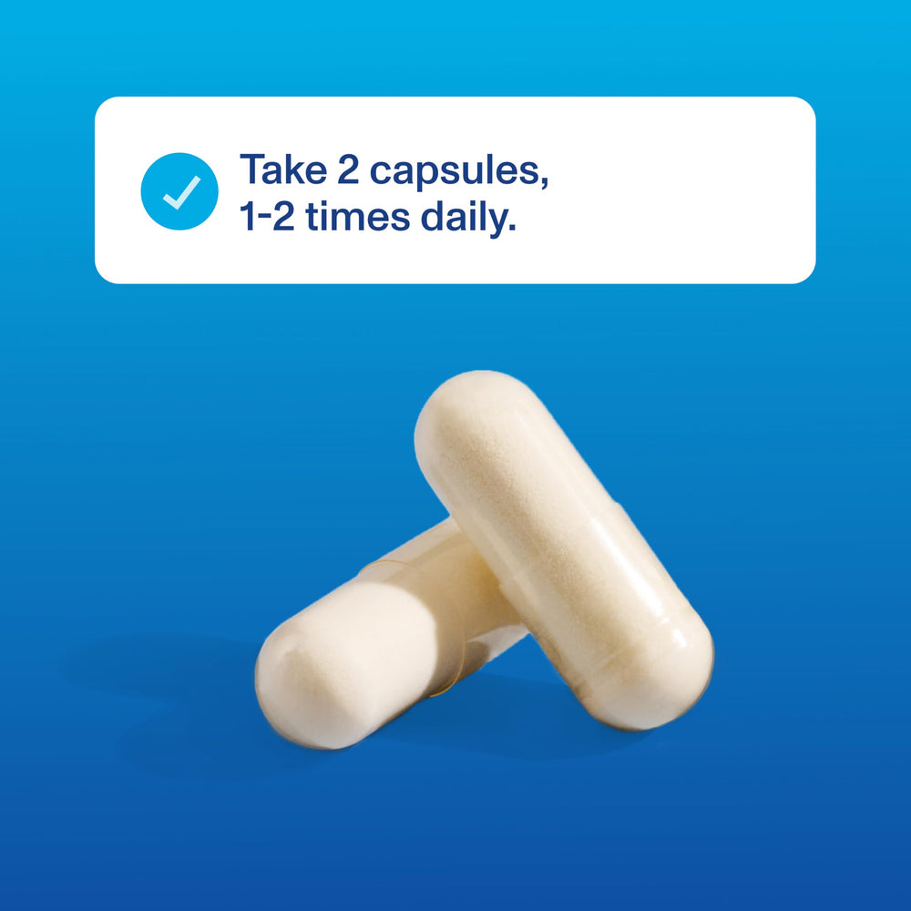 Vital Proteins Enhanced Collagen bottle with glass of water for a simple daily routine.
