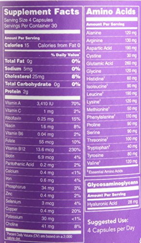 Vital Proteins liver supplement with a glass of water suggesting daily intake