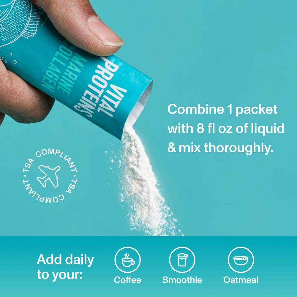 Vital Proteins Marine Collagen box nutrition label and ingredients