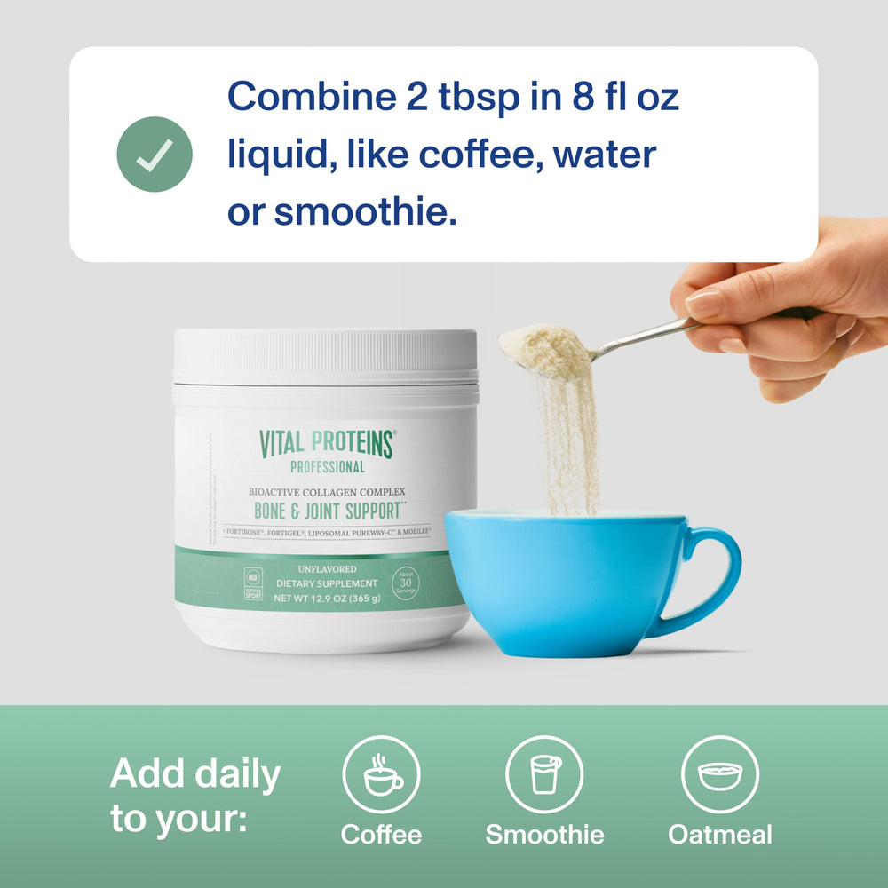 Vital Proteins Professional Bioactive Collagen Complex powder texture for everyday use