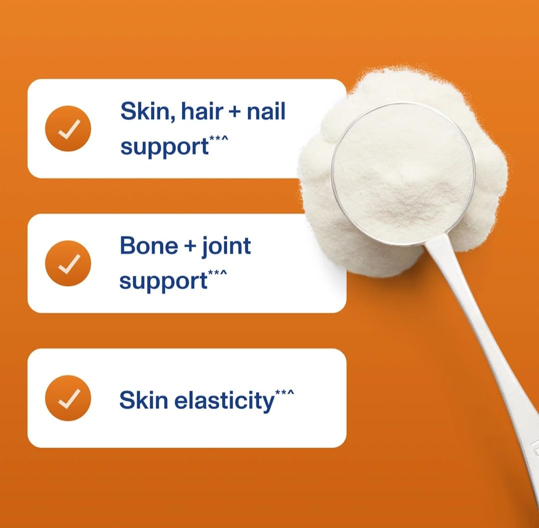 Vital Proteins Salted Caramel collagen dissolves in water for quick hydration.