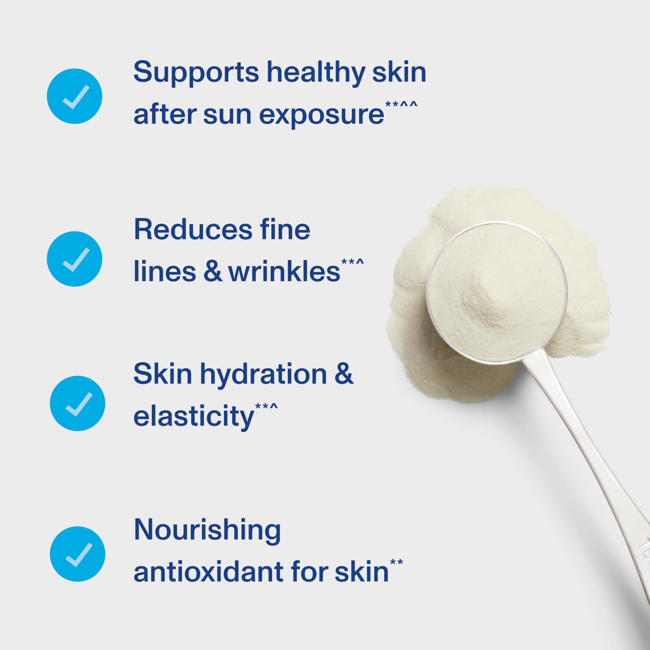 Vital Proteins Skin Complex bottle highlighting Whole30-friendly and gluten-free features