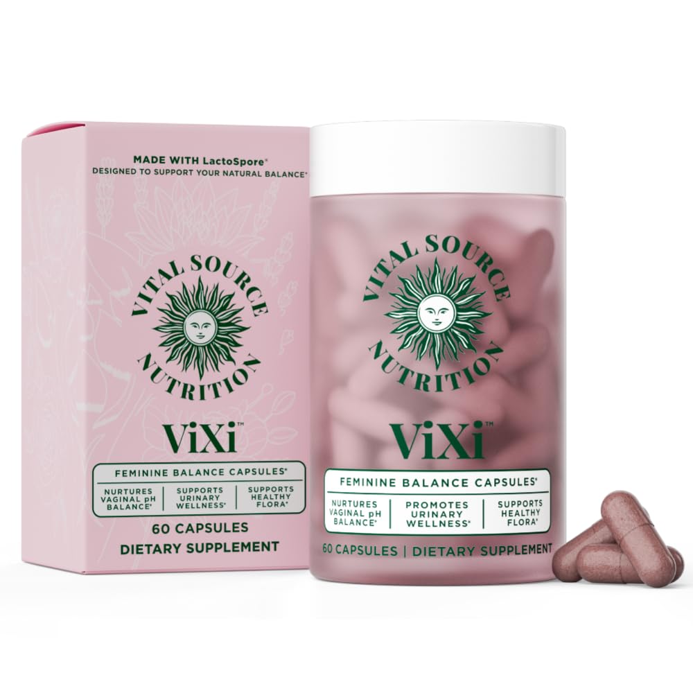 Vital Source Nutrition Vixi bottle front for daily feminine balance and freshness