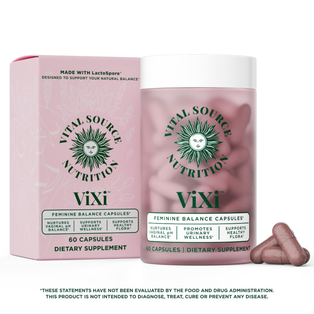 Vital Source Nutrition Vixi label design communicates clean, potent wellness for daily use