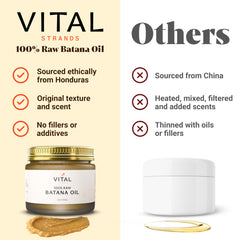 Vital Strands Batana oil applied on edges to support strengthening and growth.