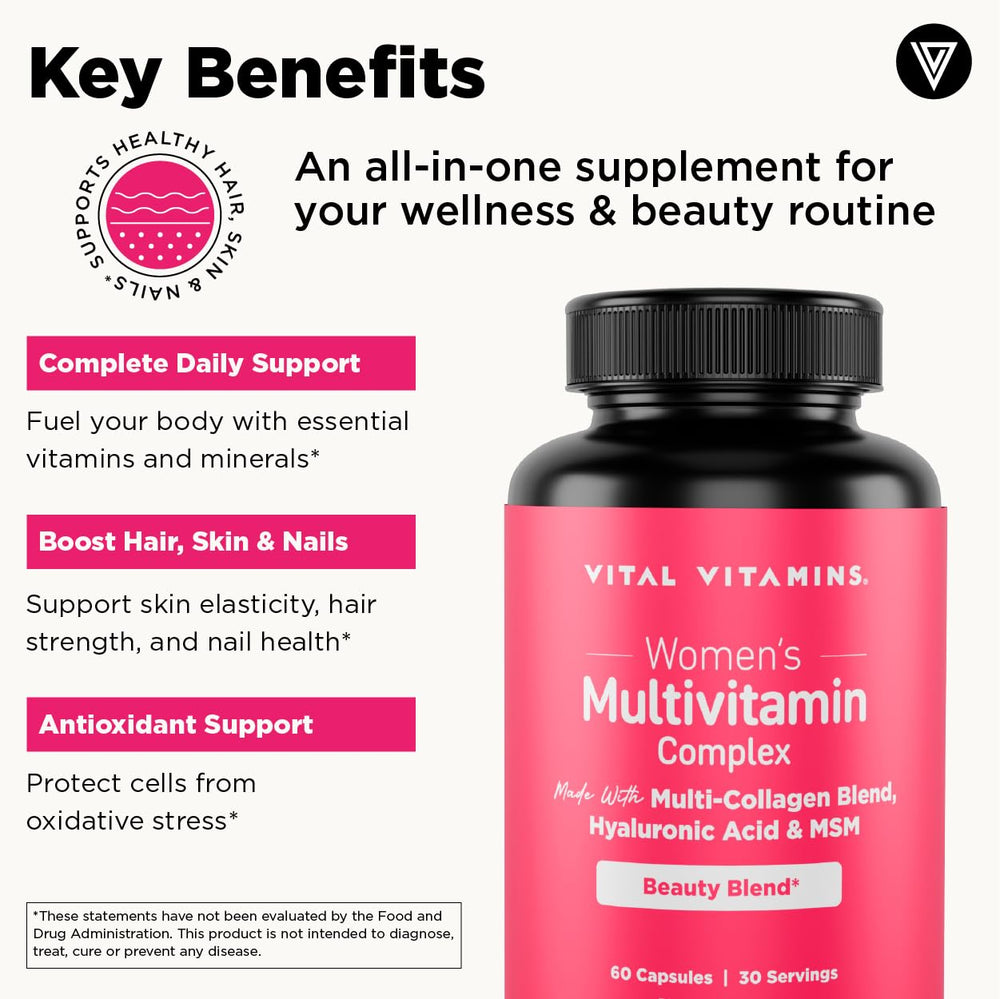 Vital Vitamins MSM joint-support capsules for mobility and comfort