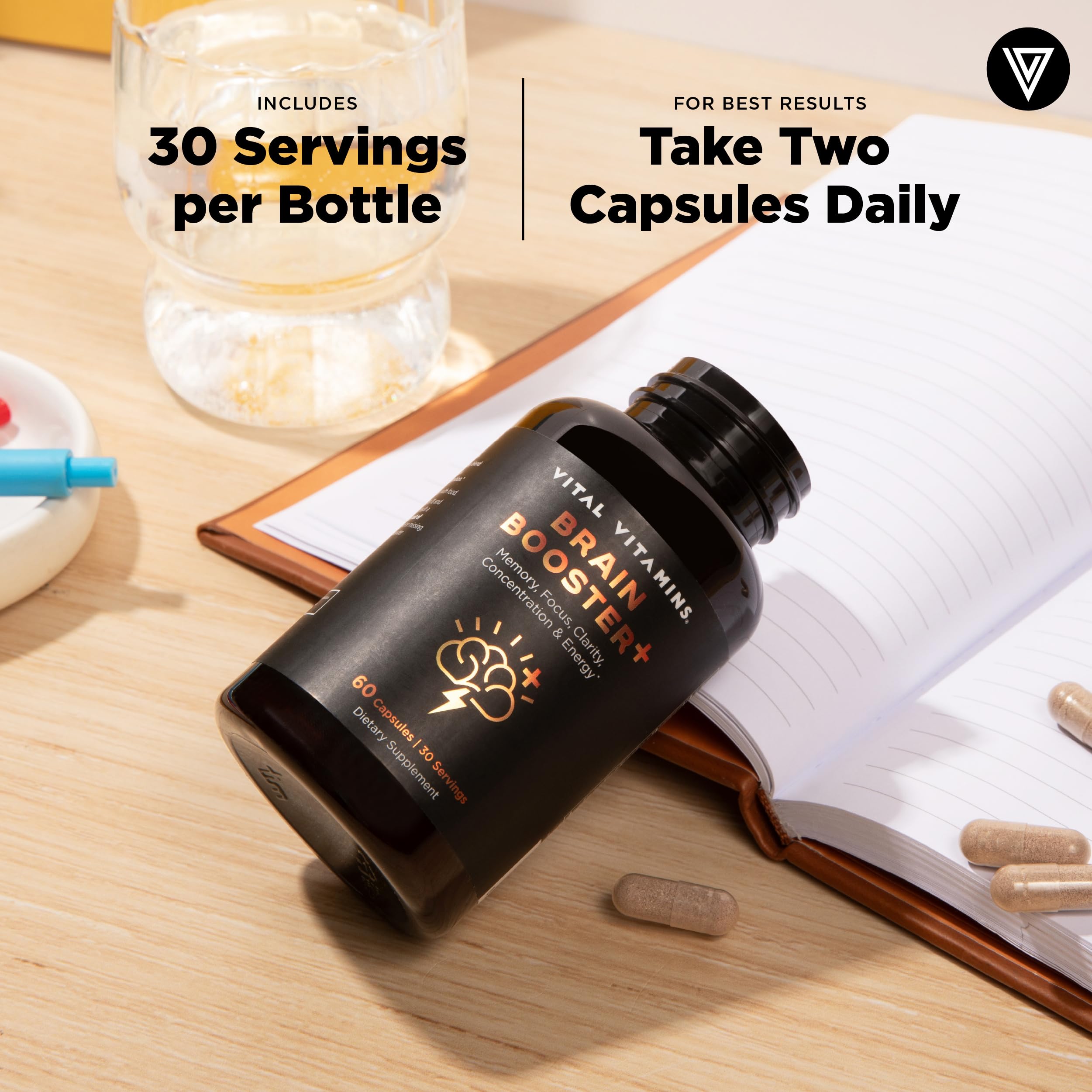 Vital Vitamins energy and clarity without caffeine promise