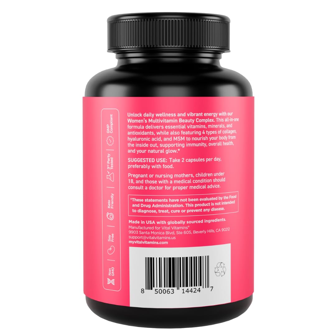 Vital Vitamins eco-friendly packaging box for sustainable supplement choice