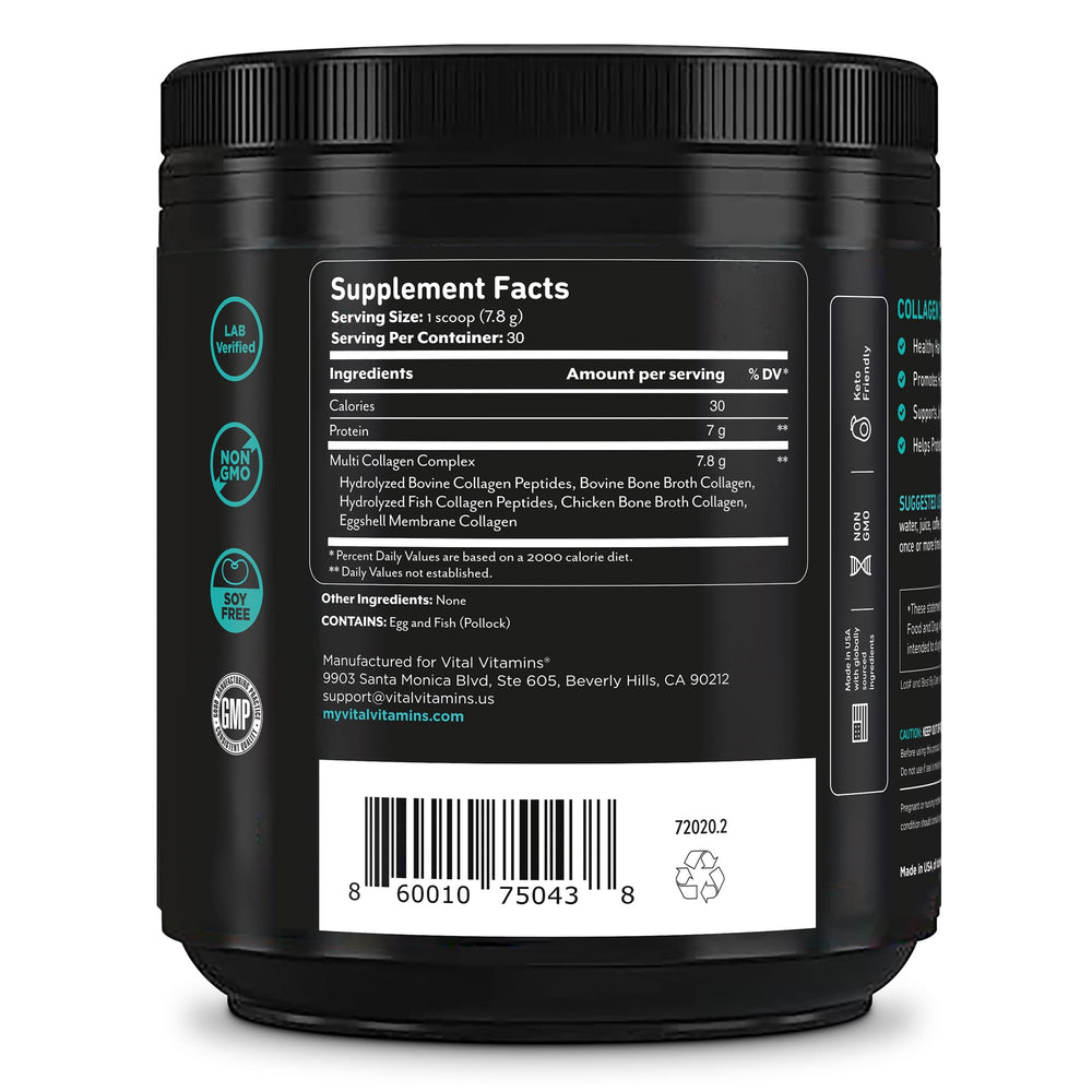 Vital Vitamins unflavored powder mixes into recipes without altering flavor