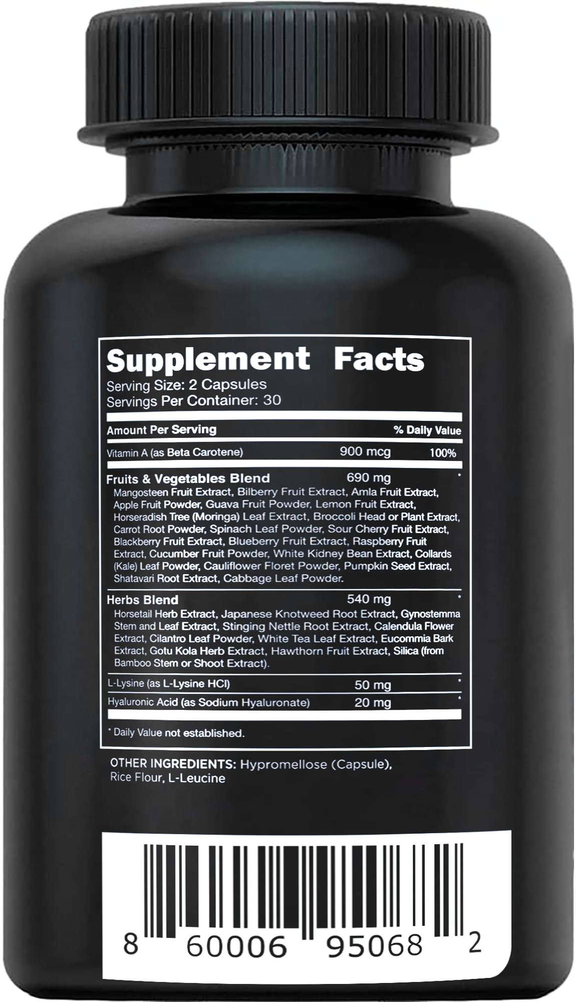 Vital Vitamins Vegan Collagen Booster 60 capsules packaging supports convenient daily regimen