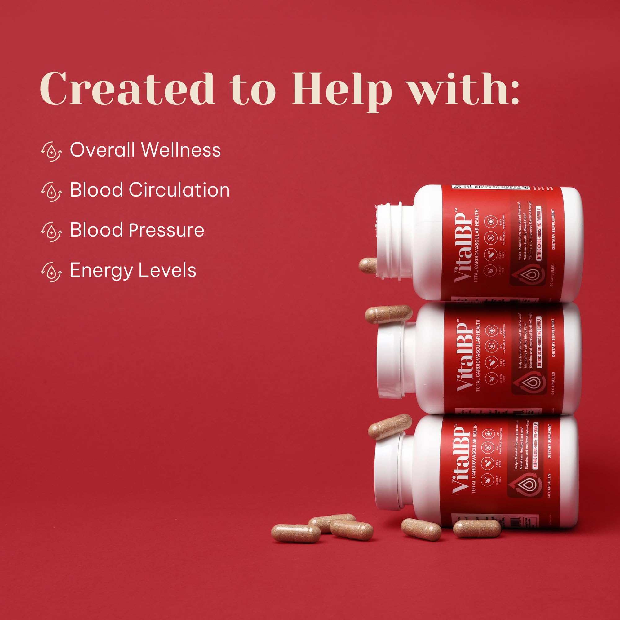VitalBP with CoQ10 and L-Citrulline blend close-up