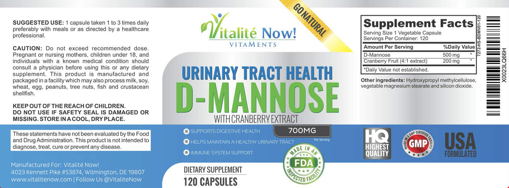 Vitalité Now Non-GMO ingredients highlight clean label commitment
