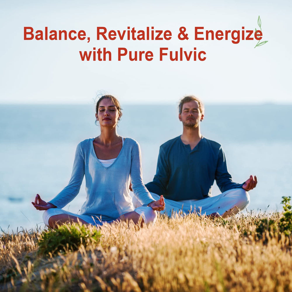 Lifestyle scene highlighting vitality and daily wellness with Vital Earth Minerals fulvic liquid.