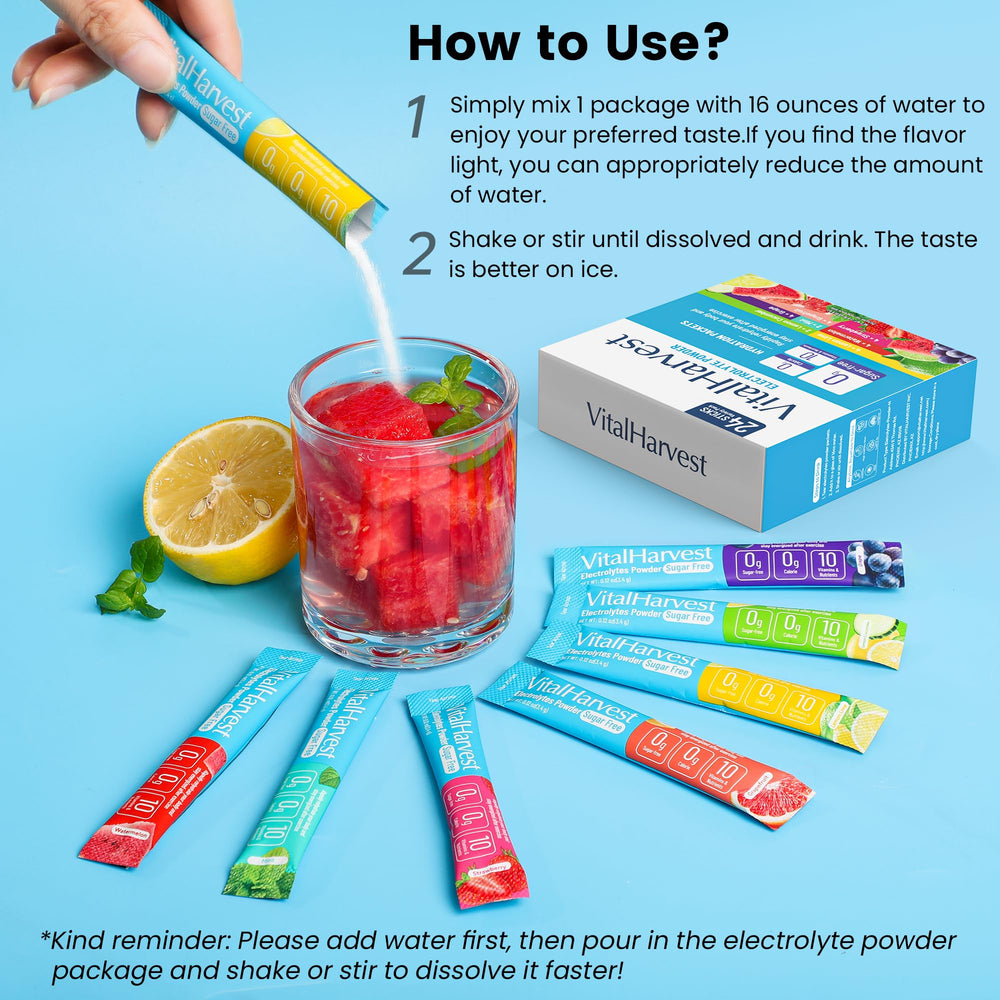 VitalHarvest Lemon Cucumber packet delivers refreshing flavor during outdoor activities