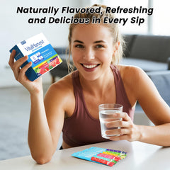 VitalHarvest Grape hydration packets help maintain energy between activities.