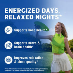 Vitalibre 10-in-1 Magnesium Complex packaging with Non-GMO badge, signaling clean nutrition.