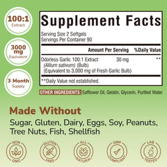 Vitalibre garlic oil extract 30 mg visual emphasize daily dosage