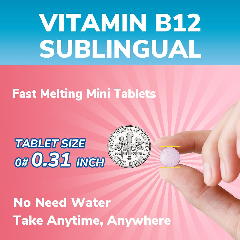 Vitalibre B12 gluten-free dairy-free soy-free tablet for vegan lifestyles and simplicity.