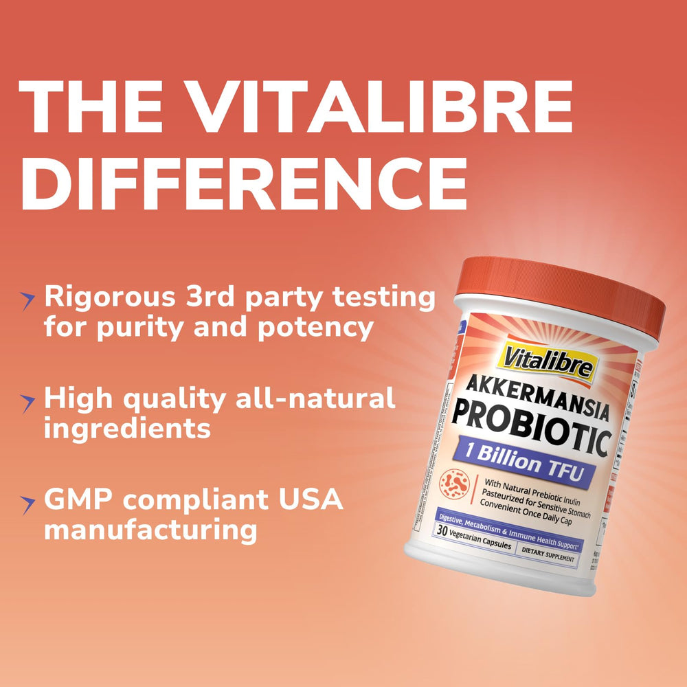 Vitalibre transparent label communicates clean ingredients and testing