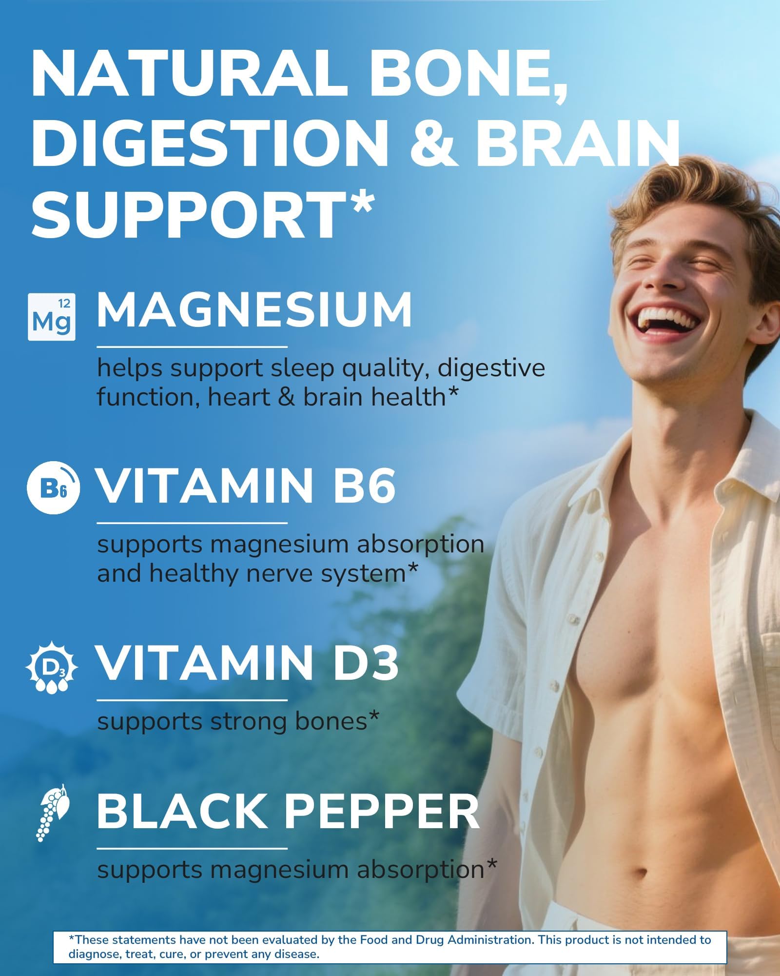 Vitalibre Magnesium Citrate label detail highlighting 420 mg elemental magnesium