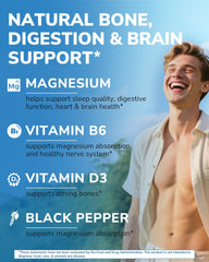 Vitalibre Magnesium Citrate label detail highlighting 420 mg elemental magnesium