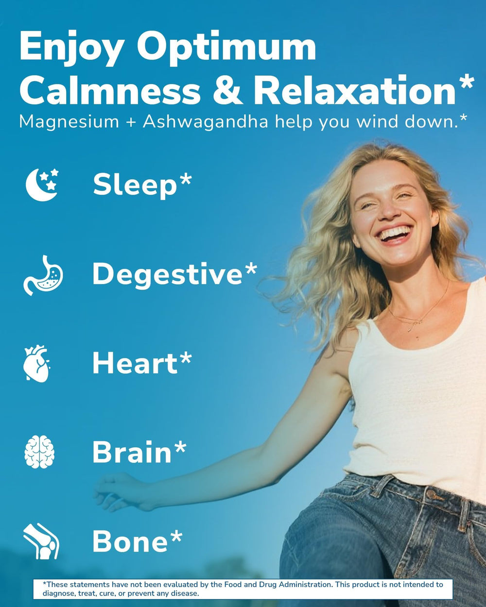 Vitalibre Magnesium Complex ashwagandha and theanine ingredients — calm clarity in daily routine.