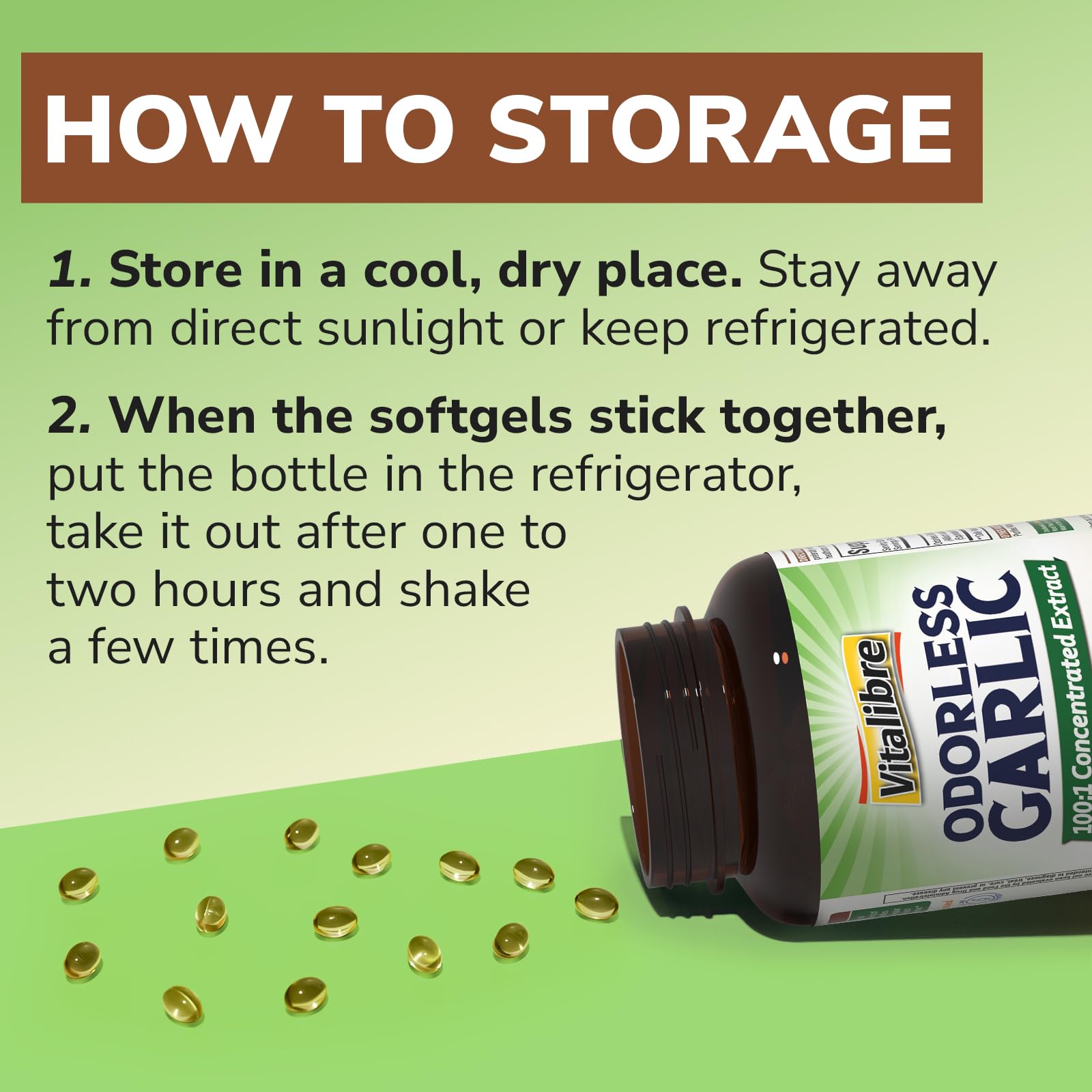 Vitalibre softgels inside view ready for daily routine