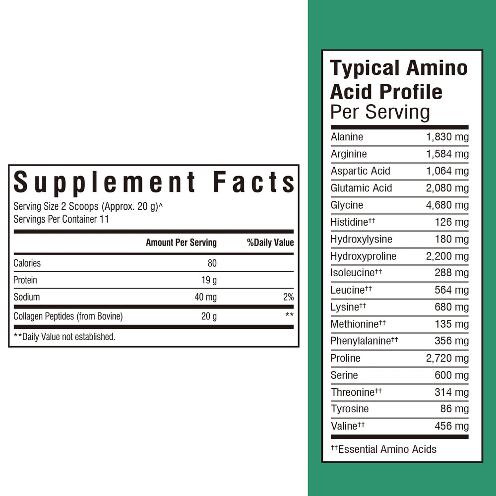 Vitalibre Collagen Powder Type I and III content shown on packaging.