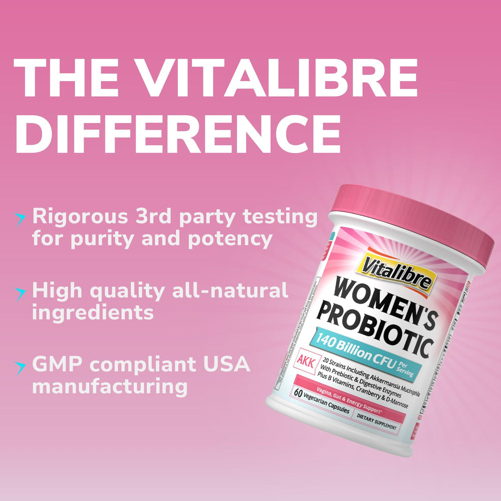 GMP-certified facility badge for Vitalibre Probiotic Plus quality and safety