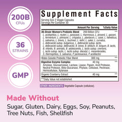 Vitalibre label highlights 36 strains for diverse gut microbiome support.