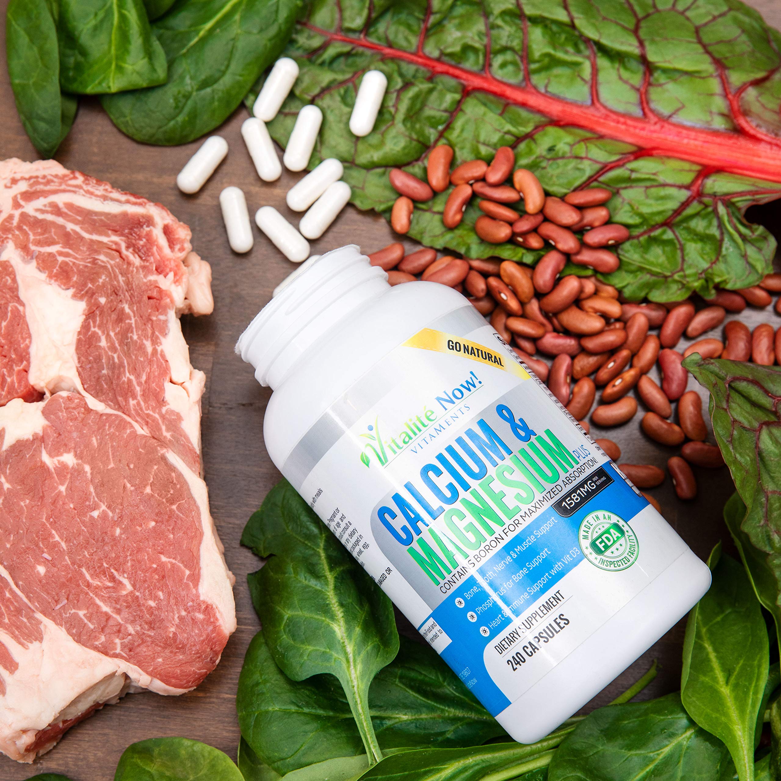 Vitalité Now! Immune support concept with D3 and calcium.