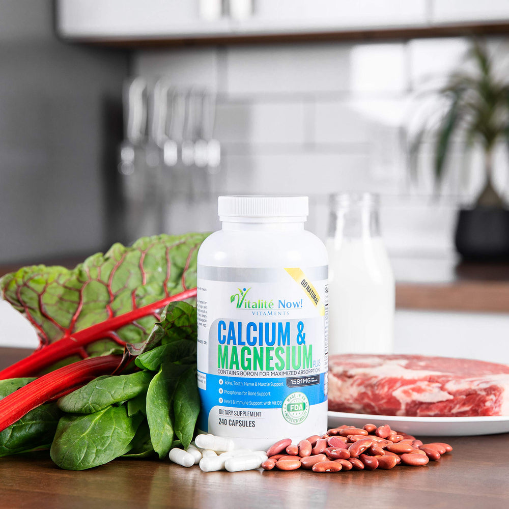 Vitalité Now! Non-GMO formulation badge signals clean ingredients.