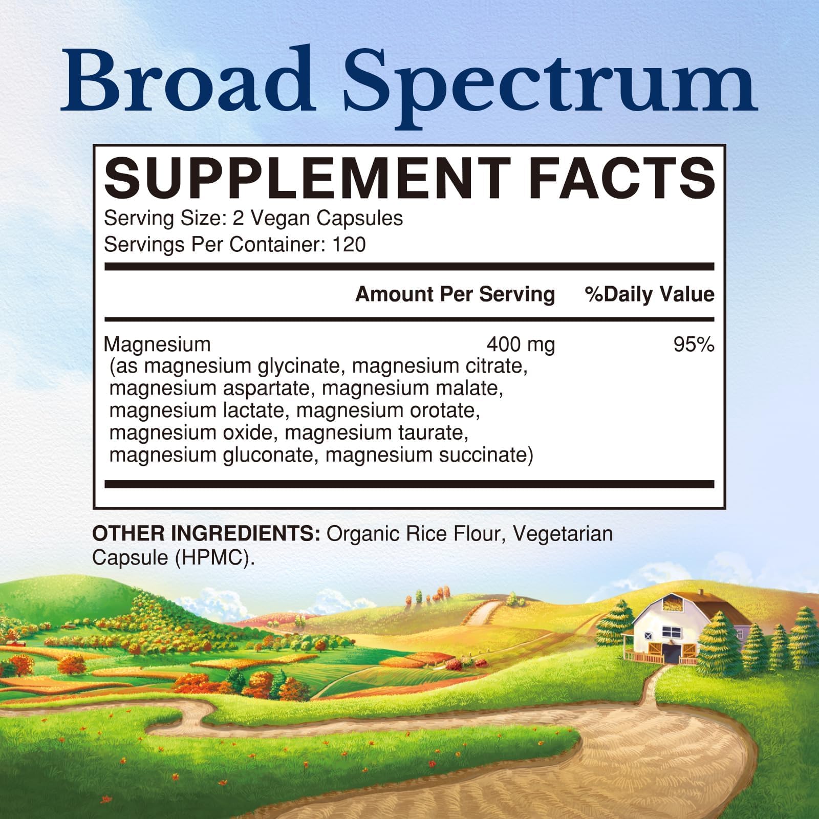 Vitalitown magnesium capsules close-up showing bioavailable forms for daily support