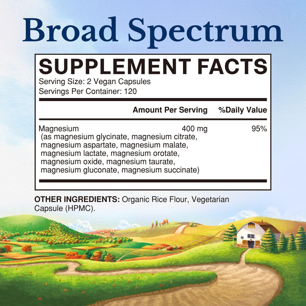 Vitalitown magnesium capsules close-up showing bioavailable forms for daily support